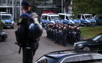 Gegendemo zum Streitgespraech OB Palmer und AfD Landesvorsitzender Frohnmaier in Tuebingen