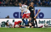 Fussball, 1. Bundesliga  Saison 2014/2015, Relegation: Hamburger SV - Karlsruher SC