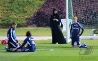 Fussball 1. Bundesliga 11/12: FC Schalke Training in Doha