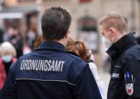 Kundgebung / Demo von Gewerbetreibenden in Rottenburg