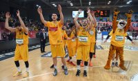 Basketball 1. Bundesliga 14/15 Hauptrunde:  Walter Tigers Tuebingen - EWE Baskets Oldenburg