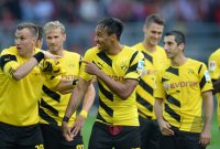 Fussball Bundesliga 14/15 Supercup Finale: JUBEL Borussia Dortmund