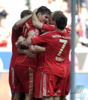 Fussball 1. Bundesliga, Saison 2011/2012:  FC Bayern Muenchen - Hamburger SV