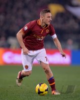 FUSSBALL Coppa Italia  2013/2014: Francesco Totti (AS Rom)