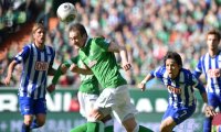 Fussball, 1. Bundesliga  Saison 2013/2014: SV Werder Bremen - Hertha BSC Berlin