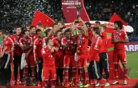 Fussball FIFA Klub WM 2013 FINALE:  JUBEL FC Bayern Muenchen