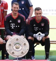 Fussball 1. Bundesliga 2017/2017: Fototermin beim FC Bayern Muenchen