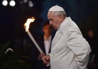 Rom Karfreitag 2015; Via Crucis am Kolosseum; Papst Franziskus I.