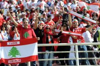 Fussball International WM Qualifikation 2014: Libanon Fans