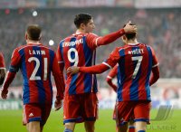 Fussball CHL  Saison 2014/2015: AS Rom - FC Bayern Muenchen