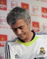 FUSSBALL International  COPA DEL REY  10/11:  Trainer Jose Mourinho (Real Madrid)