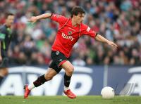 Fussball 1. Bundesliga: Hannover, HUSZTI Einzelaktion