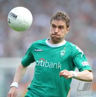 Fussball 1. Bundesliga: Bremen, KLASNIC Einzelaktion