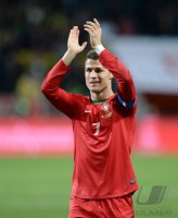 Fussball WM Qualifikation 2014 Playoff: JUBEL Cristiano Ronaldo (Portugal)