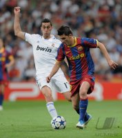 Fussball CHL  Saison 2010/2011:  David Villa (Barca)