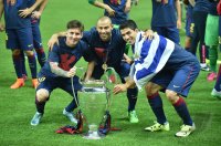 Fussball Champions League Finale 2015: JUBEL FC Barcelona