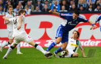 FUSSBALL, 1. BUNDESLIGA, 31. Spieltag: Schalke - Moenchengladbach