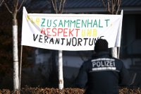 Gegendemo zum Landesparteitag der AfD in der Statthalle Hechingen (Zollernalbkreis)