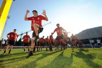 Fussball 1. Bundesliga: Training beim FC Bayern Muenchen