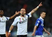 Fussball CHL  Saison 2010/2011: Wesley Sneijder (Inter Mailand)