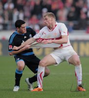 Fussball 1. Bundesliga  Saison 2010/2011:  VfB Stuttgart - FC Schalke 04