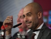 FUSSBALL INTERNATIONAL VORSTELLUNG PEP GUARDIOLA (FC Bayern Muenchen)