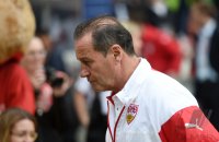 Fussball 1. Bundesliga Saison 14/15: Trainer Huub Stevens (VfB Stuttgart)