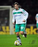 FUSSBALL 1. BUNDESLIGA: Bremen, FRINGS Einzelaktion