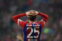 Fussball 1. Bundesliga Saison 14/15: Thomas Mueller (FC Bayern Muenchen)