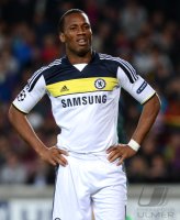 FUSSBALL INTERNATIONAL  CHL HALBFINALE 11/12:  Didier Drogba (FC Chelsea)