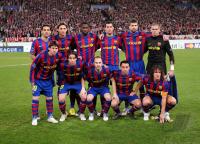 FUSSBALL  International CHL 09/10 : FC Barcelona Teamfoto