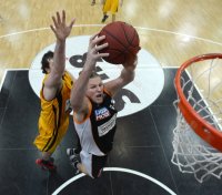 Basketball 1. Bundesliga 2012/2013:  Walter Tigers Tuebingen - ratiopharm Ulm