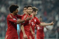 FUSSBALL INTERNATIONAL CHL VIERTELFINALE 12/13: Juventus Turin - FC Bayern Muenchen
