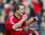 Fussball 1. Bundesliga: Leverkusen - Bremen,  Jubel Schoof