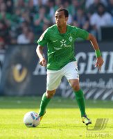 Fussball 1. Bundesliga, Saison 2011/2012: Werder Bremen, WESLEY am  Ball
