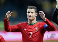 Fussball WM Qualifikation 2014 Playoff: JUBEL Cristiano Ronaldo (Portugal)