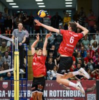Volleyball 2. Bundesliga 25/26  Playoff Viertelfinal Rueckspiel, TV Rottenburg - VV Human Essen