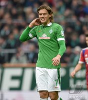 Fussball, 1. Bundesliga  Saison 2014/2015: SV Werder Bremen - FC Bayern Muenchen