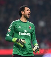 Fussball International Serie A 14/15: Torwart Diego Lopez (AC Mailand)
