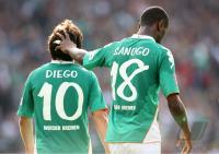 Fussball 1. Bundesliga, Werder: DIEGO und SANOGO