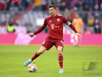 Fussball 1. Bundesliga Saison 21/22: FC Bayern Muenchen - Bayer 04 Leverkusen