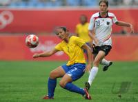 FUSSBALL  Olympia 2008   Vorrunde  Frauen   Deutschland - Brasilien