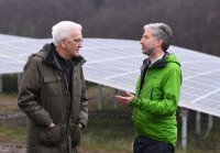 Oberbuergermeister Palmer (Die Gruenen) und Ministerpraesident Kretschmann (Die Gruenen)