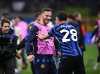 FUSSBALL CHAMPIONS LEAGUE SAISON 24/25
Viertelfinal Rueckspiel, Inter Mailand - FC Bayern Muenchen