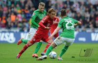Fussball 1. Bundesliga, Saison 2011/2012: SV Werder Bremen - FC Bayern Muenchen