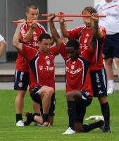 Fussball 1. Bundesliga: Training beim FC Bayern Muenchen