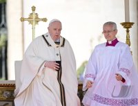 Vatikan, Rom Ostermesse 2022  Papst Franziskus I.