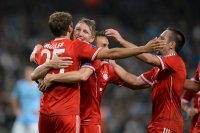 Fussball CHL  Saison 2013/2014:  Manchester City - FC Bayern Muenchen