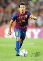 Fussball Champions League  Saison 2011/2012:  Xavi Hernandez (Barca)