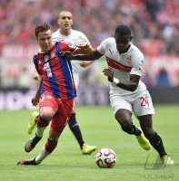 Fussball 1. Bundesliga Saison 14/15: FC Bayern Muenchen - VfB Stuttgart